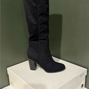 Brand new  size 5 Style & Co. Black Heeled Boots